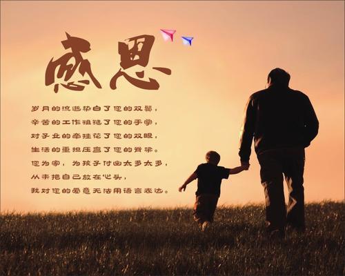 歌颂父亲的感人文章