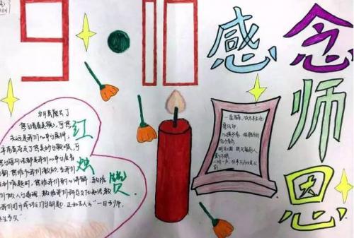 教师节感恩老师的手抄报创意图片合集
