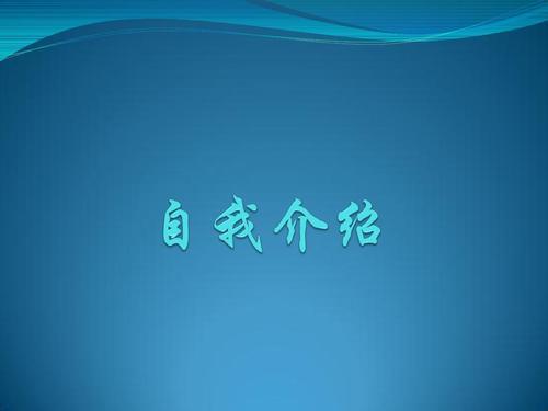 简历自我简介400字