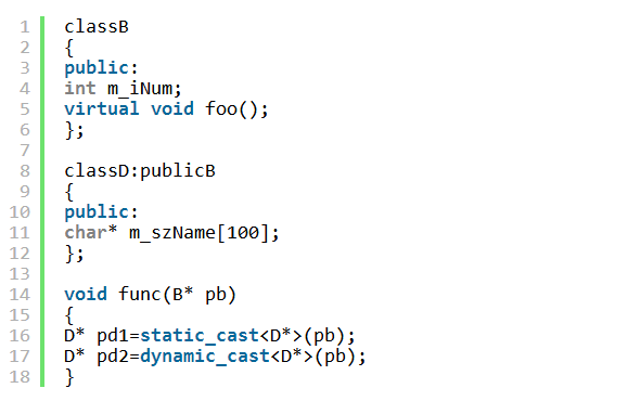 dynamic_cast dynamic_cast