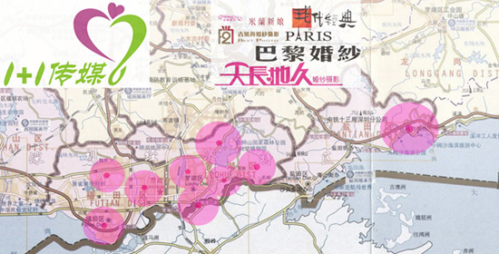 深圳品牌影楼分布 深圳品牌影楼分布