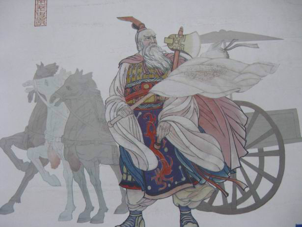 牧野之战时的姜子牙 牧野之战时的姜子牙