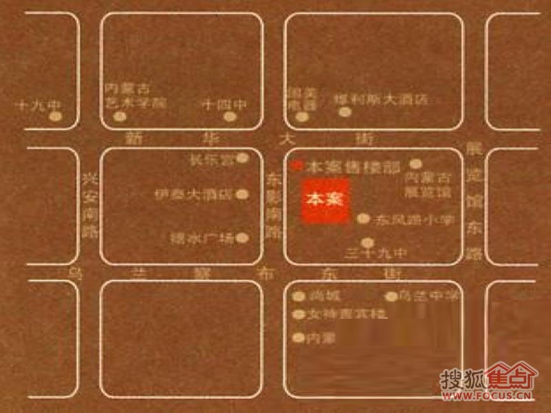巨华朗域交通图 巨华朗域交通图