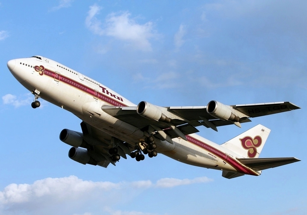 泰国国际航空公司的波音747-300型 泰国国际航空公司的波音747-300型