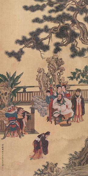 朱云折槛图 朱云折槛图