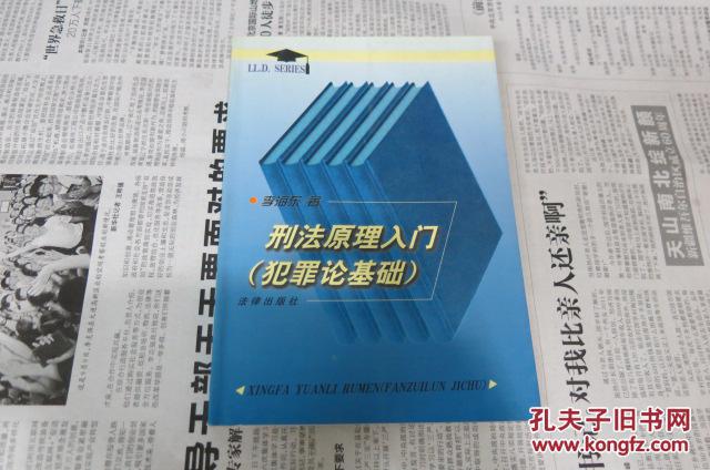刑法原理入门 刑法原理入门