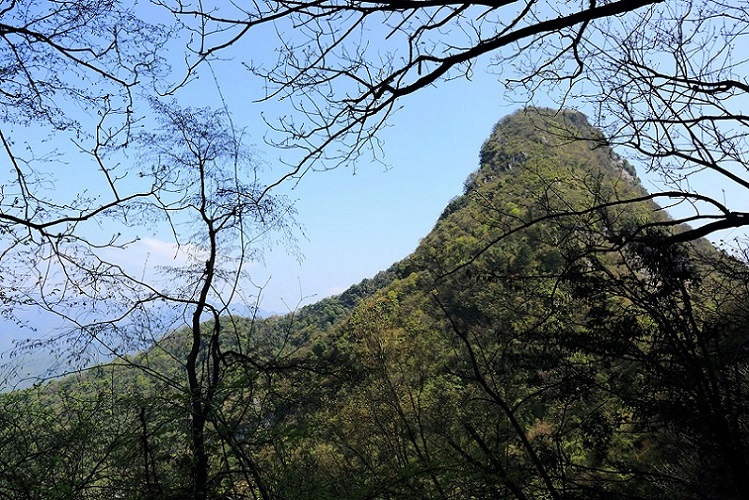 于观音洞远眺南天门 于观音洞远眺南天门