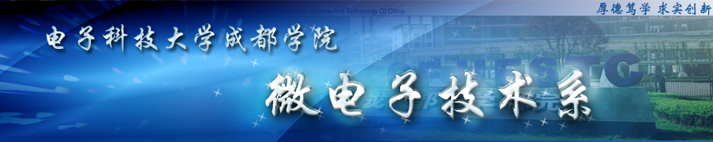 电子科技大学成都学院微电子技术系 电子科技大学成都学院微电子技术系