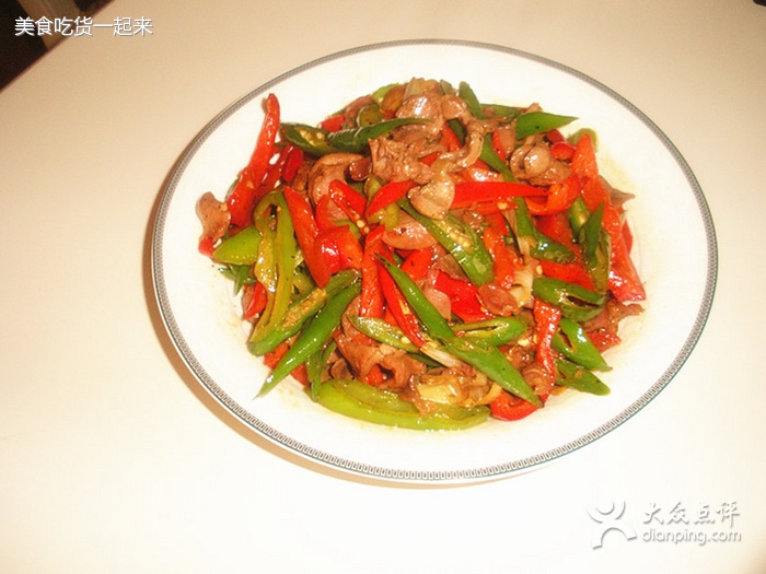 小炒鸡胗