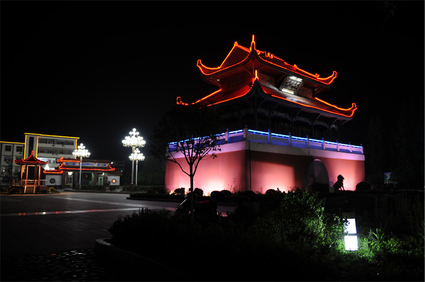 谯楼夜景 谯楼夜景