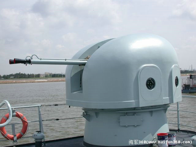 037-IS型猎潜艇上的76A封闭双37毫米炮 037-IS型猎潜艇上的76A封闭双37毫米炮