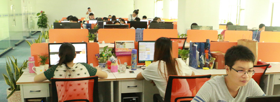 深度网员工办公室内部工作场景 深度网员工办公室内部工作场景