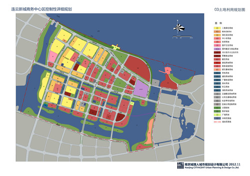 商务中心区土地利用规划图 商务中心区土地利用规划图