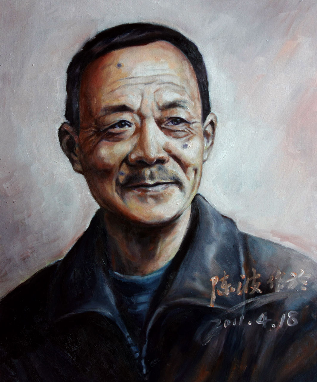 陈波的油画作品父亲 陈波的油画作品父亲