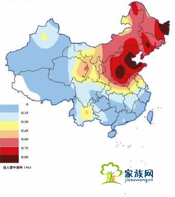崔姓分布 崔姓分布