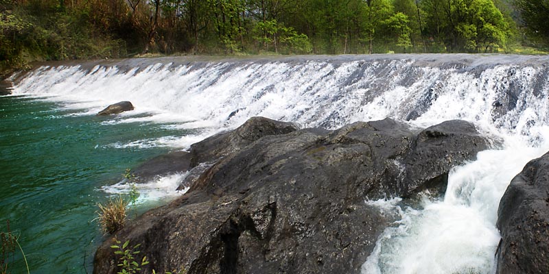 三道岩滚水坝! 三道岩滚水坝!