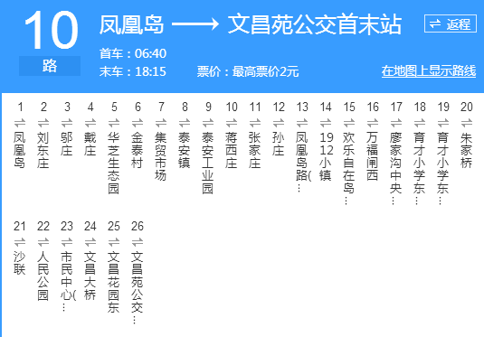 扬州公交10路 扬州公交10路