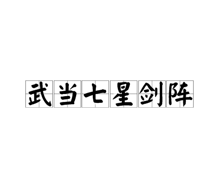 武当七星剑阵 武当七星剑阵