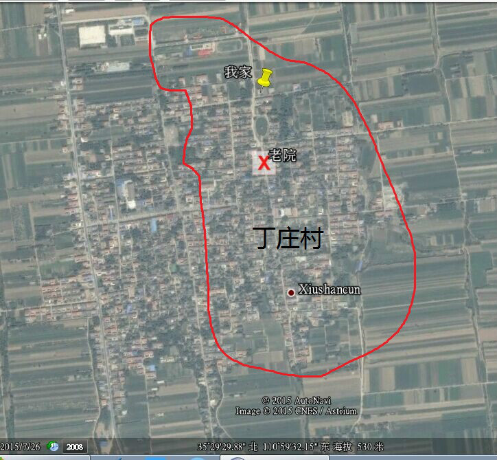 谷歌地图丁庄村鸟瞰图 谷歌地图丁庄村鸟瞰图