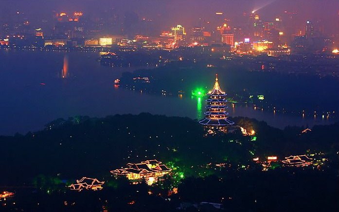 吴山广场夜景 吴山广场夜景
