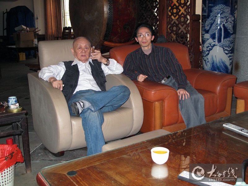 在黄永玉先生工作室 在黄永玉先生工作室
