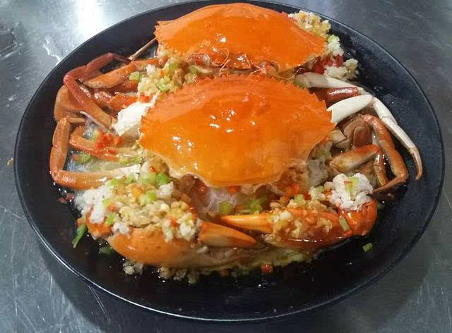 蒜蓉冬粉蒸蟹