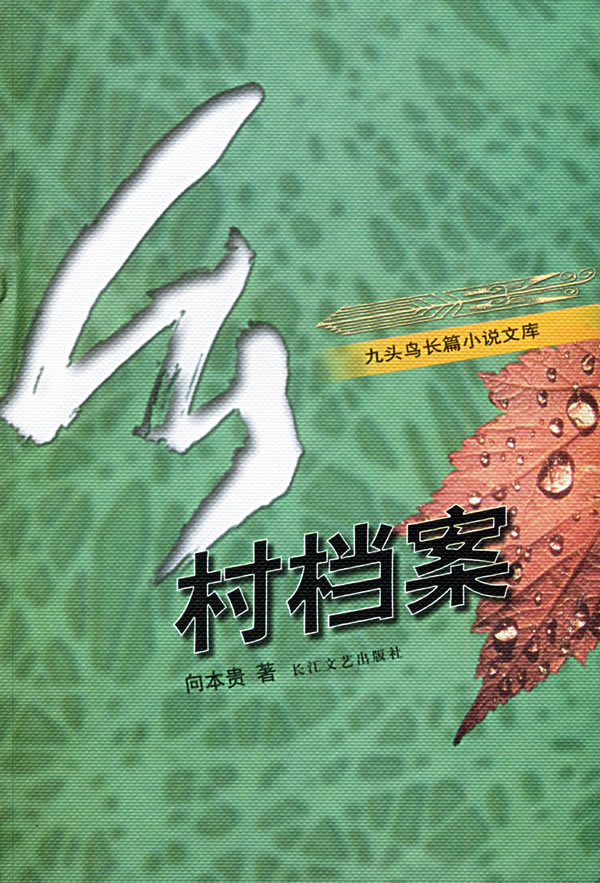 向本贵着作《乡村档案》封面 向本贵着作《乡村档案》封面