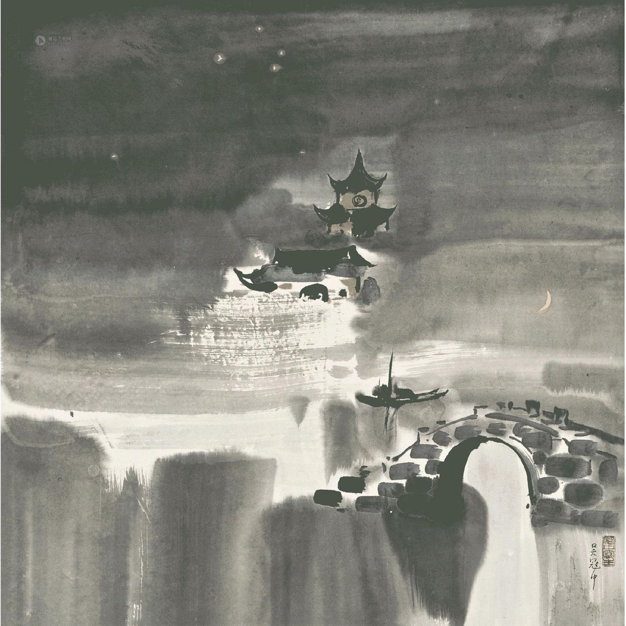 枫桥夜泊(元代诗人孙华孙作品)