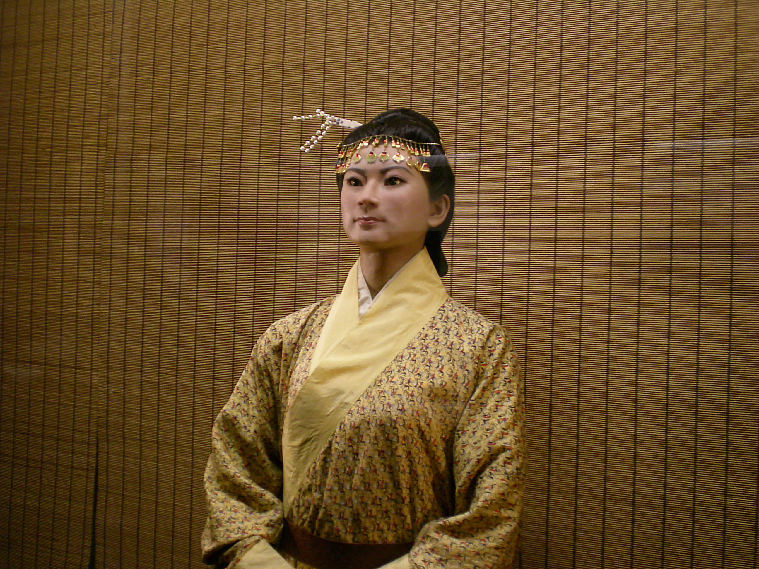 辛追原貌复原蜡像 辛追原貌复原蜡像