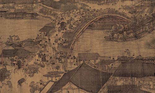 北宋 张择端《清明上河图》局部 北宋 张择端《清明上河图》局部