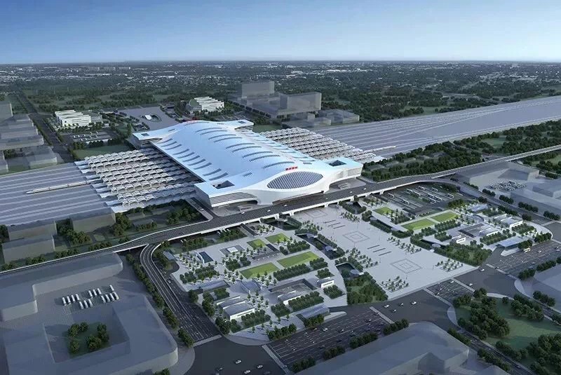 赣州西站效果图 赣州西站效果图