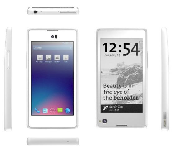 LCD/E-Ink双屏手机YotaPhone
