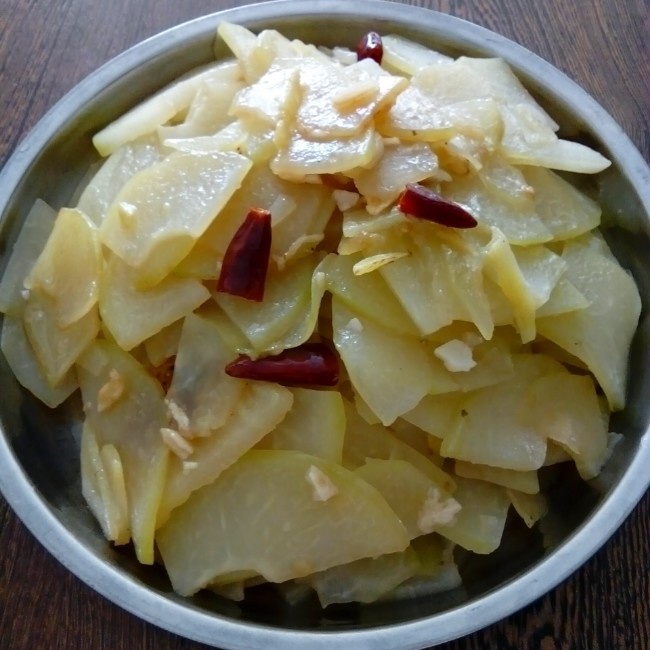 清炒青木瓜