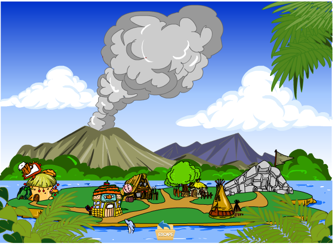 逃出史前火山岛
