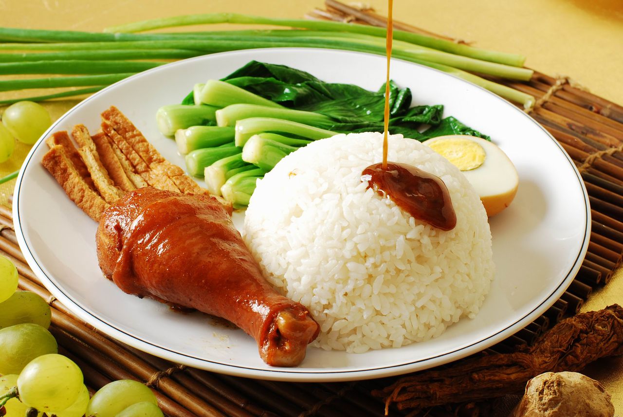 滷鸡腿饭