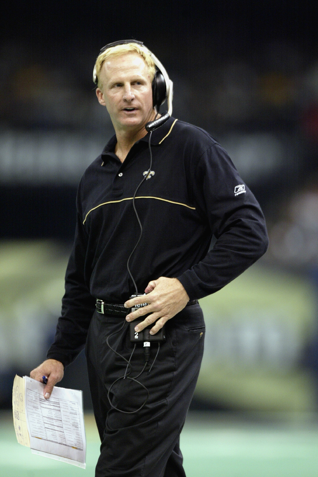 执教圣徒时的Jim Haslett 执教圣徒时的Jim Haslett