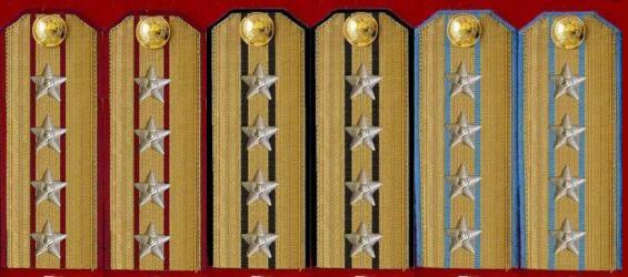 陆海空军大校常服肩章(1955—1965) 陆海空军大校常服肩章(1955—1965)