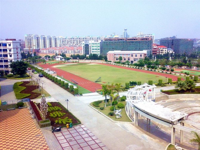 南区中学全景图 南区中学全景图