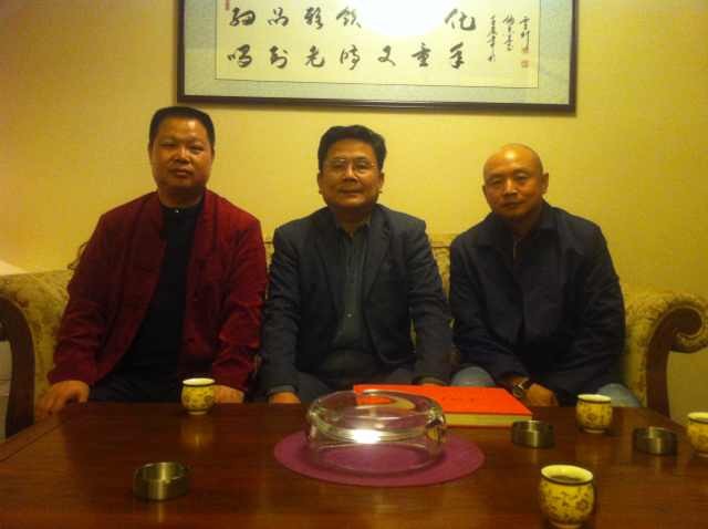 与着名诗人汪国真、毛体大家姜林老师 与着名诗人汪国真、毛体大家姜林老师
