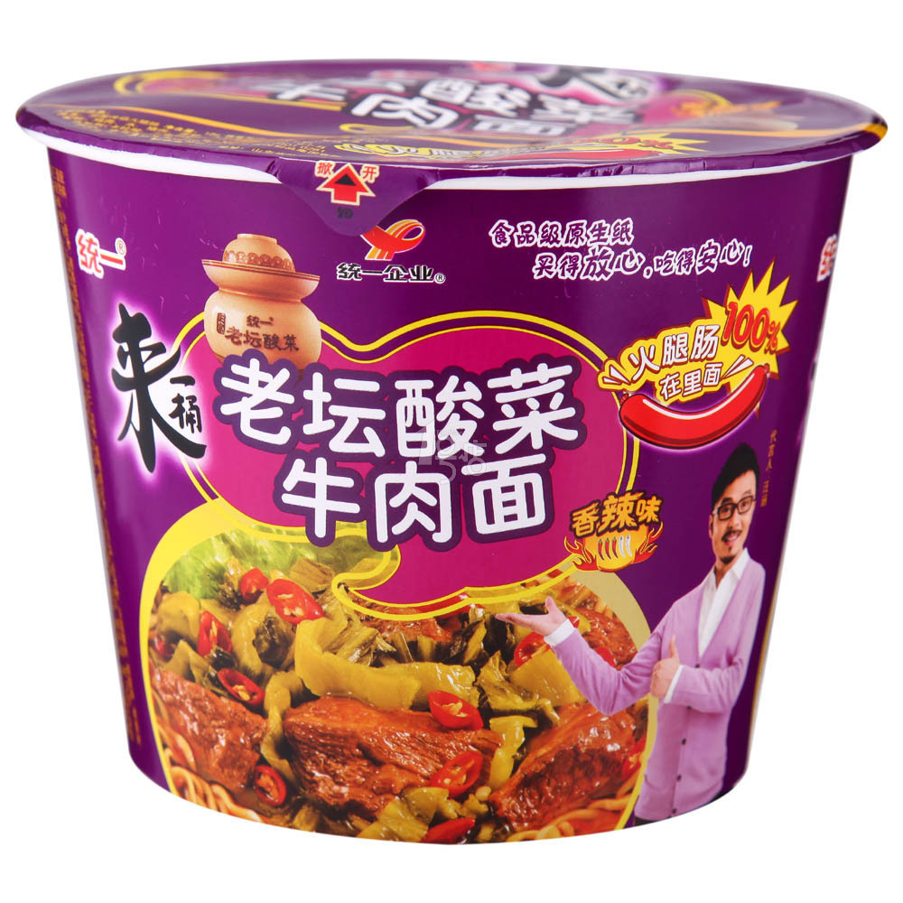 统一来一桶酸菜面