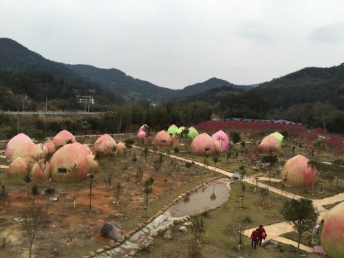 桃仙溪景区桃花岛 桃仙溪景区桃花岛