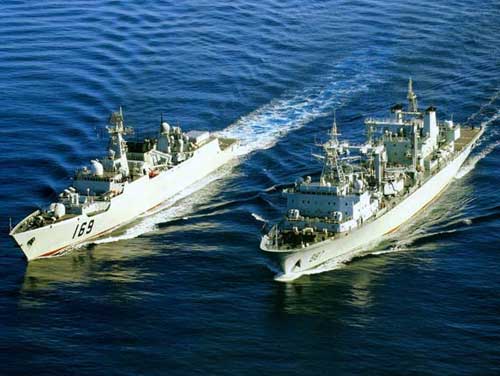 中国168广州号飞弹驱逐舰 中国168广州号飞弹驱逐舰