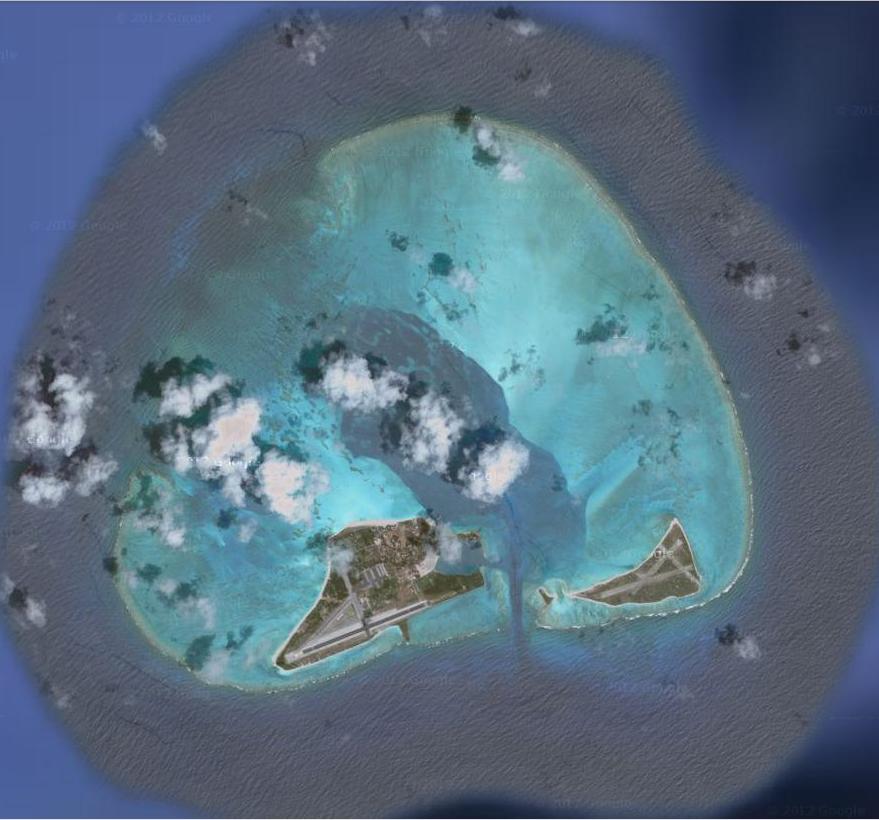 中途岛卫星图片 中途岛卫星图片