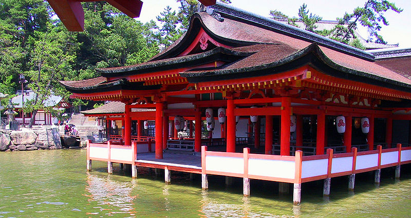 平清盛建造保存至今的严岛神社社殿 平清盛建造保存至今的严岛神社社殿