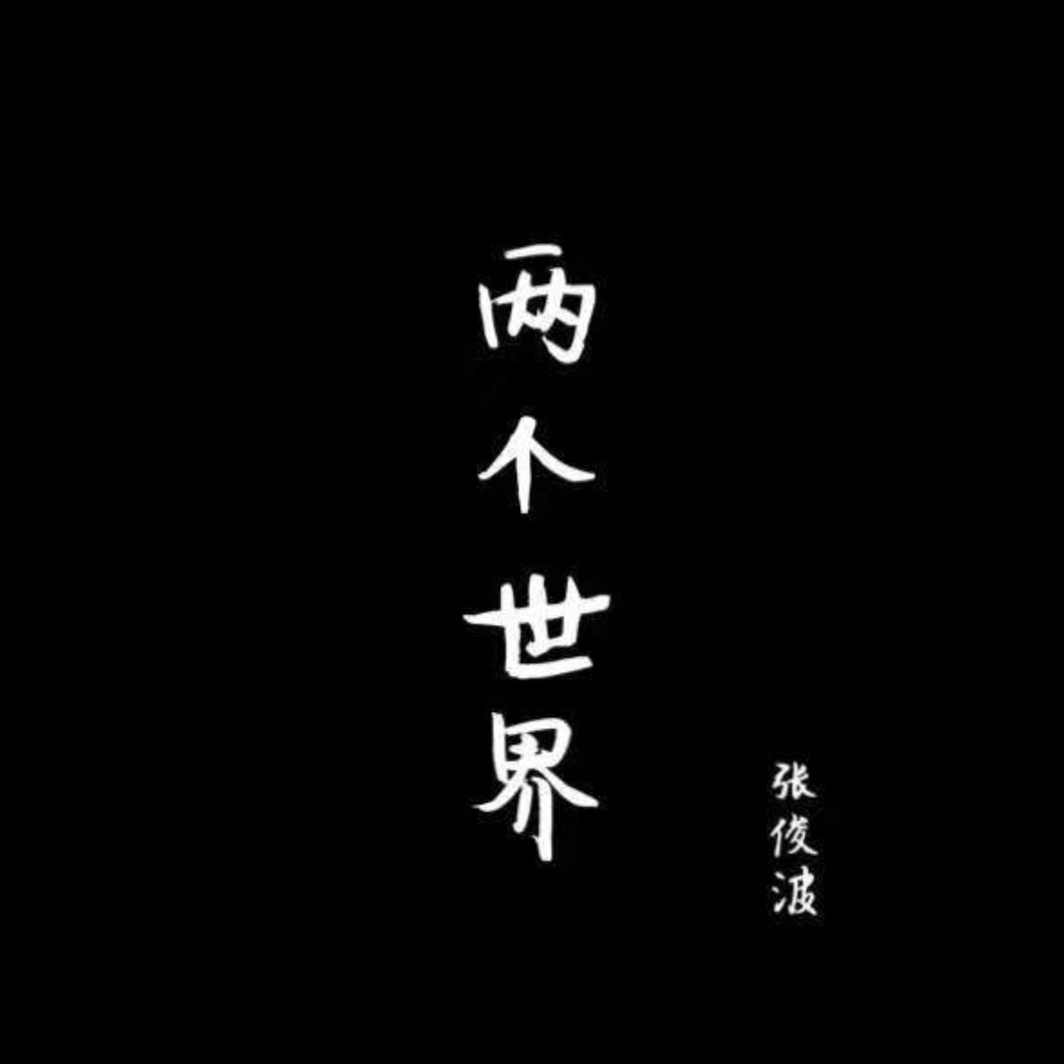 两个世界(张俊波演唱歌曲)