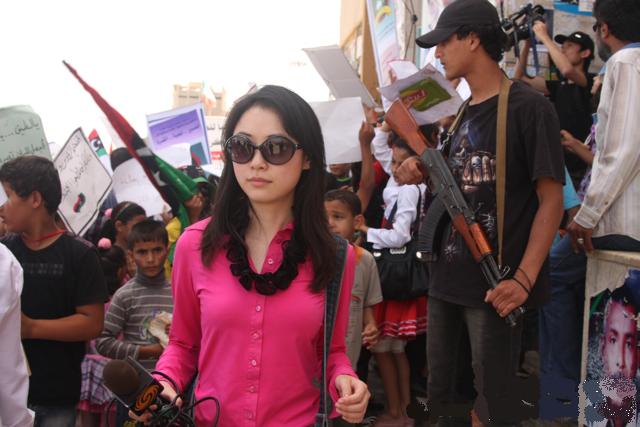 凤凰最美战地女记者付晓田 凤凰最美战地女记者付晓田