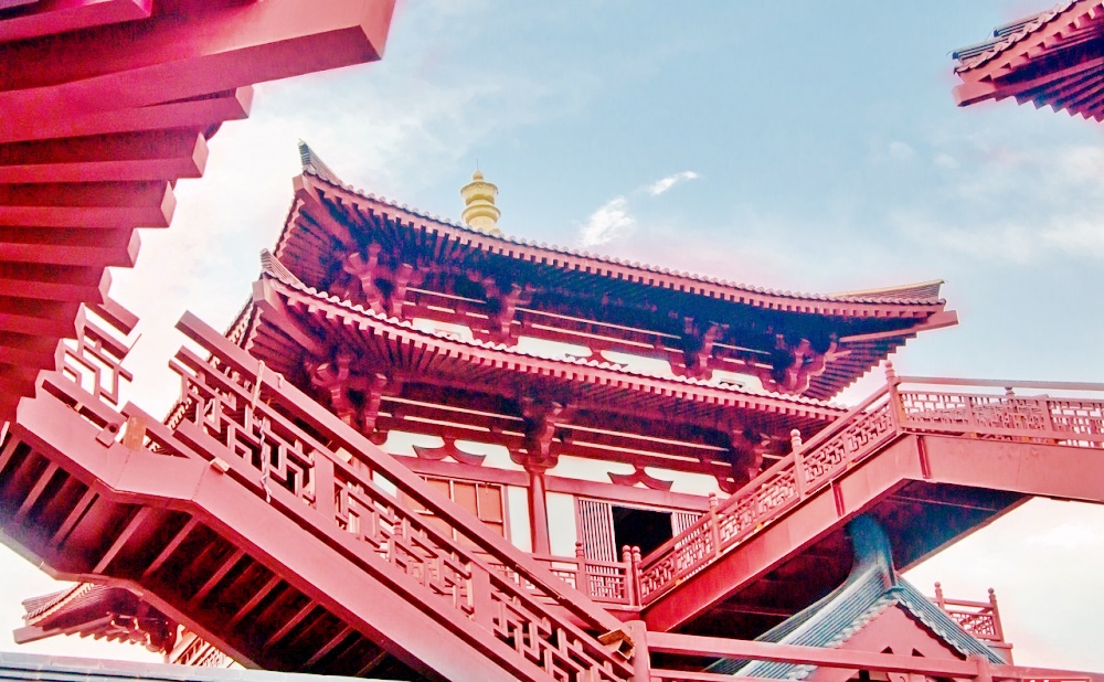 建设中的上阳宫 建设中的上阳宫