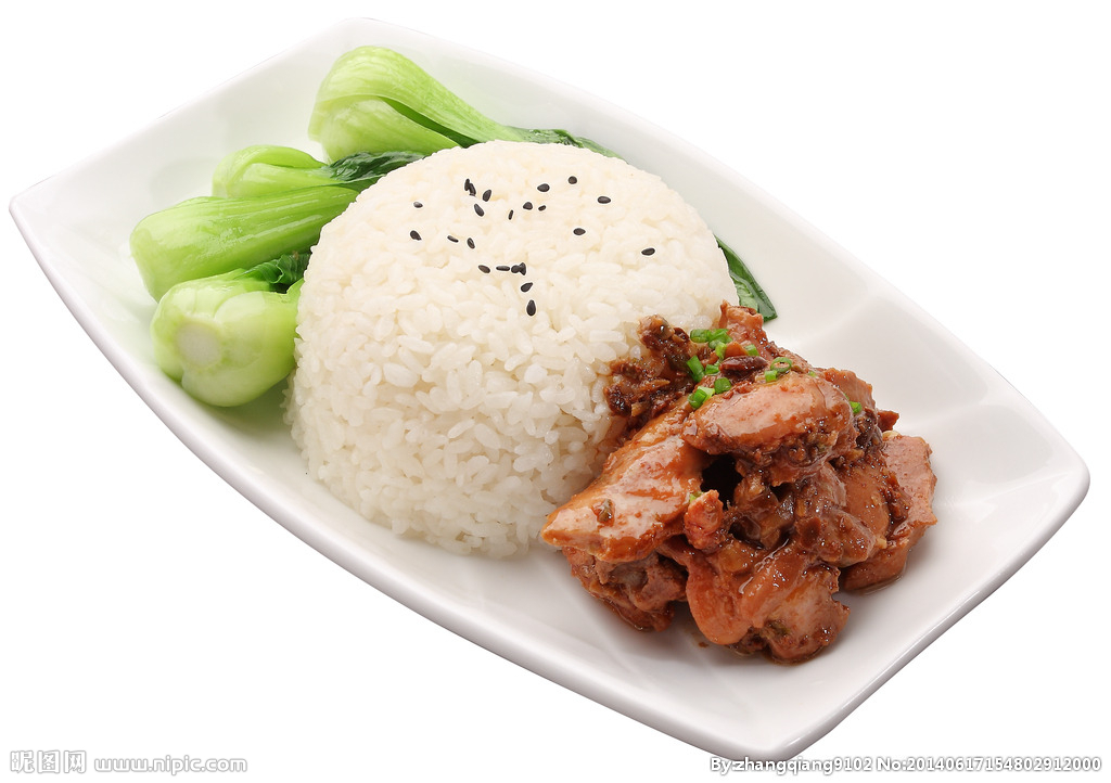 浇汁鸡肉饭