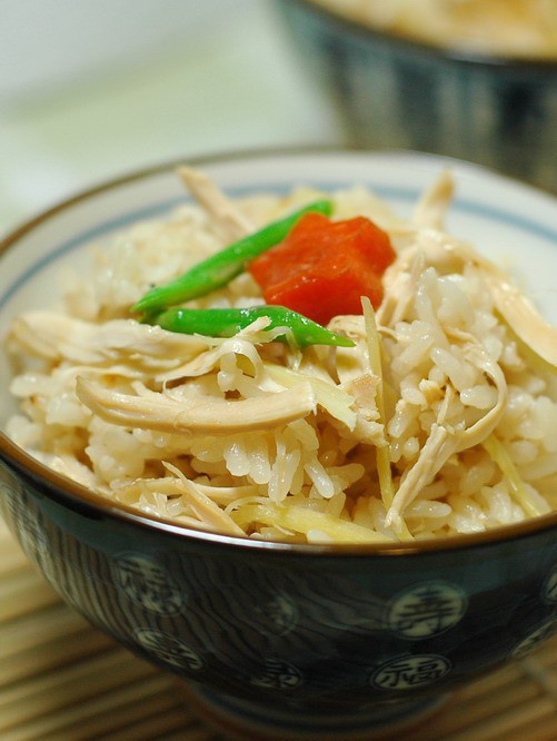 生姜鸡肉饭