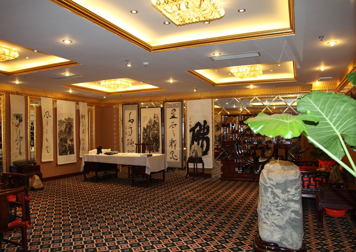 在北京西客站瑞海国际商务酒店设展厅 在北京西客站瑞海国际商务酒店设展厅